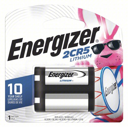 Duracell DL245BPK 6 Volt Lithium (DISCONTINUED) ENERGIZER EL2CR5BP REPLACEMENT