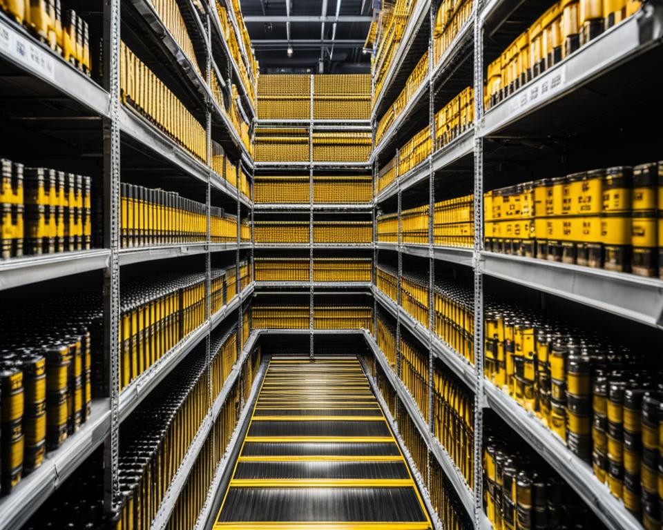 lithium battery storage in factories