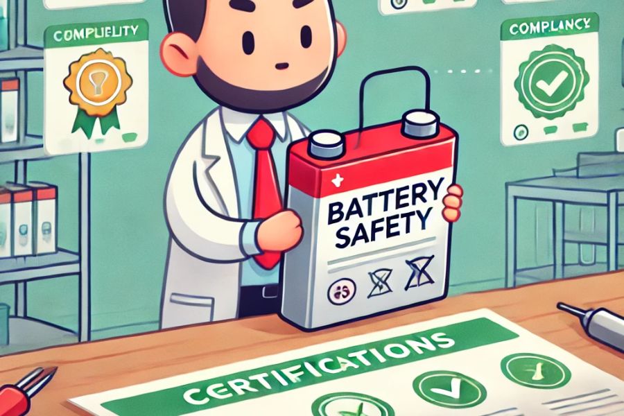 While we've established the importance of a supplier's quality standards, there's another key factor we can't afford to overlook - certifications for battery safety.