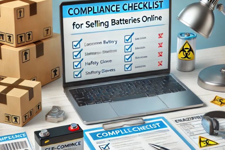 Use this compliance checklist to streamline online battery sales. Learn about safety rules, regulatory requirements, and best practices.