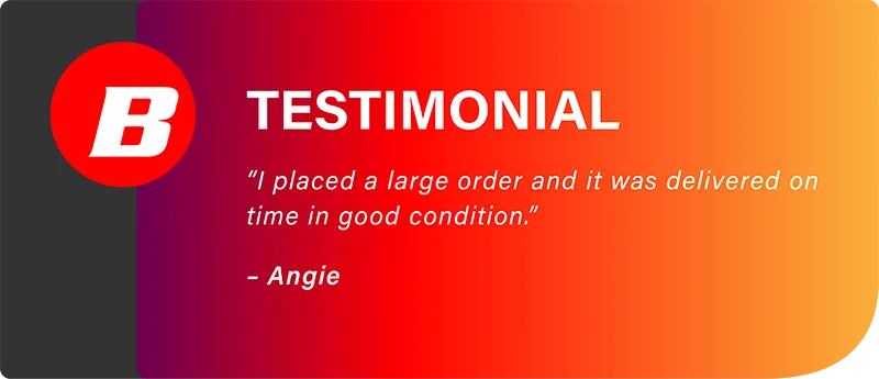 Testimonial from angie | batteries inc. Testimonial from Angie